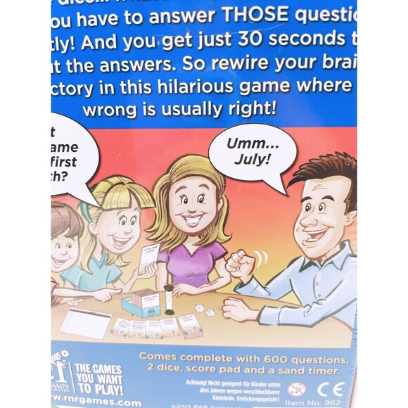 SPIT IT OUT Trivia Card Game For 3-8 Players Ages 10+ / 3-6 Players NEW SEALED - Picture 3 of 6